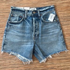 Agolde Riley cutoff shorts, outsider, size 25, NWT